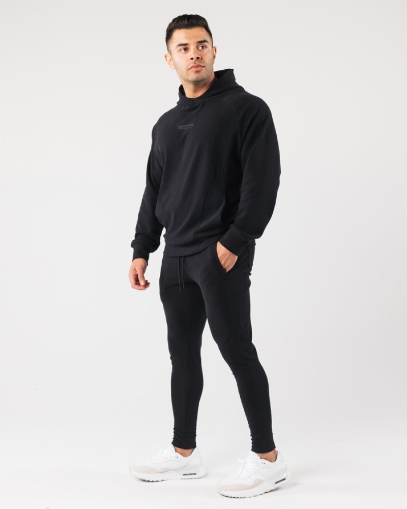 Alphalete Identity Uomo Pantaloni Jogger Nere | 75ZEXQMLR