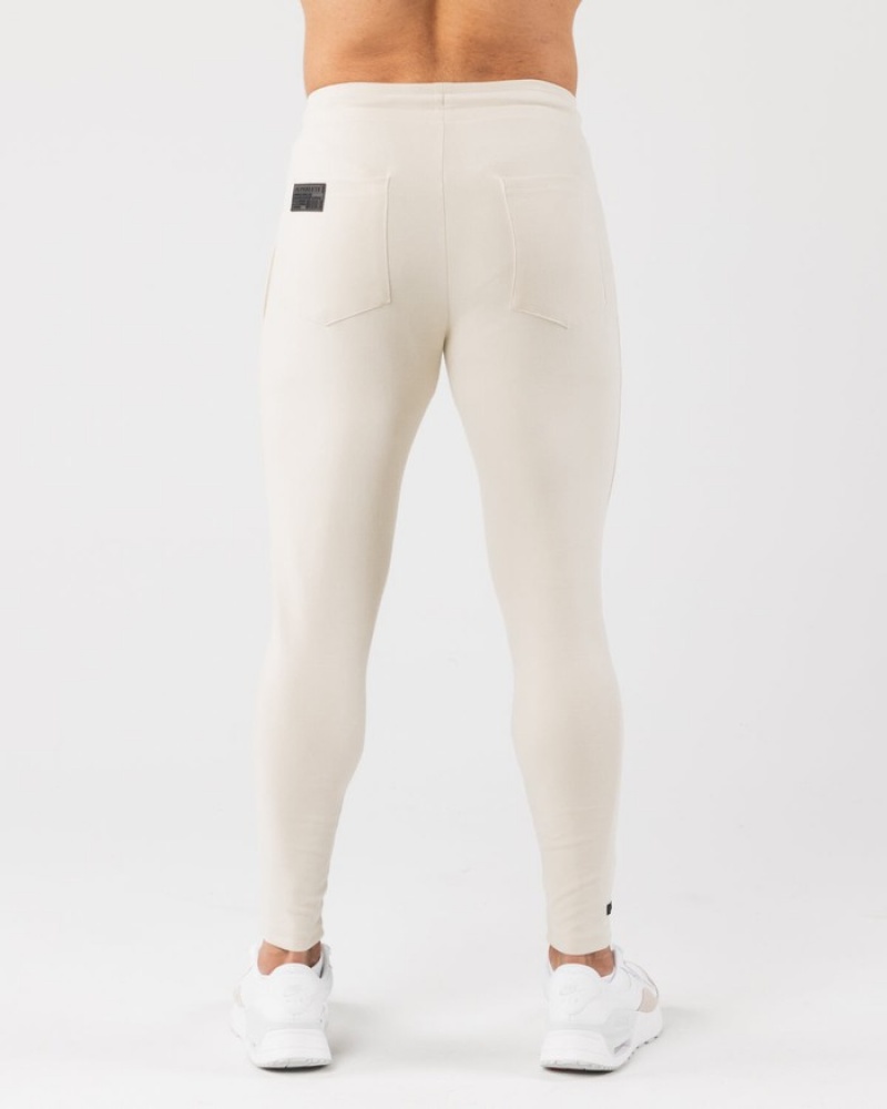 Alphalete Identity Uomo Pantaloni Jogger Bianche | 63EIPMWRC