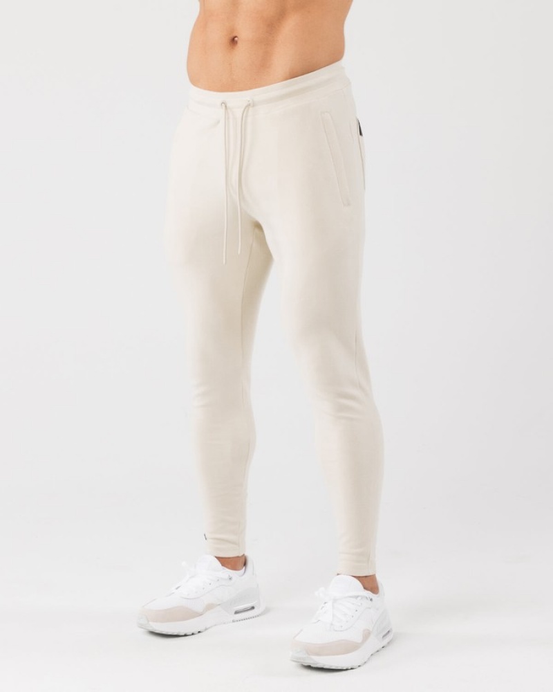 Alphalete Identity Uomo Pantaloni Jogger Bianche | 63EIPMWRC