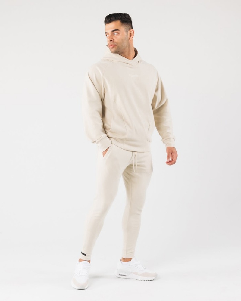 Alphalete Identity Uomo Pantaloni Jogger Bianche | 63EIPMWRC