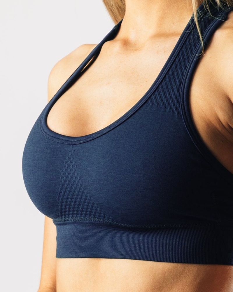 Alphalete Impact Donna Reggiseni Blu | 04YUDIKVH