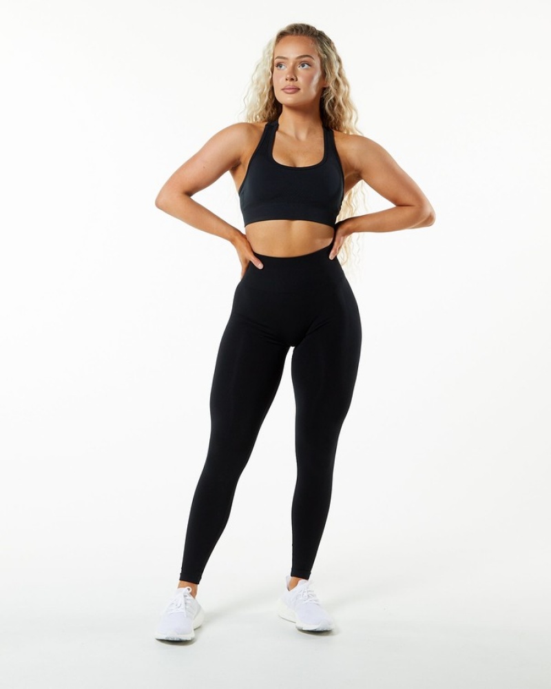 Alphalete Impact Donna Reggiseni Nere | 16JTRSMYN