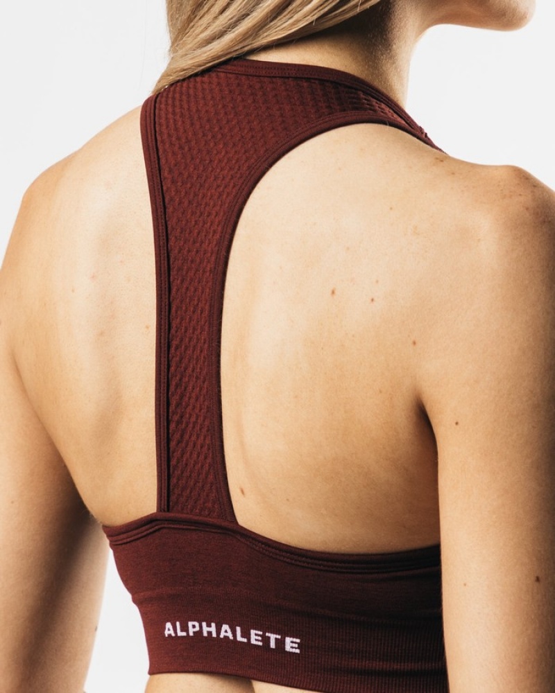 Alphalete Impact Donna Reggiseni Rame | 12VKHDMNJ