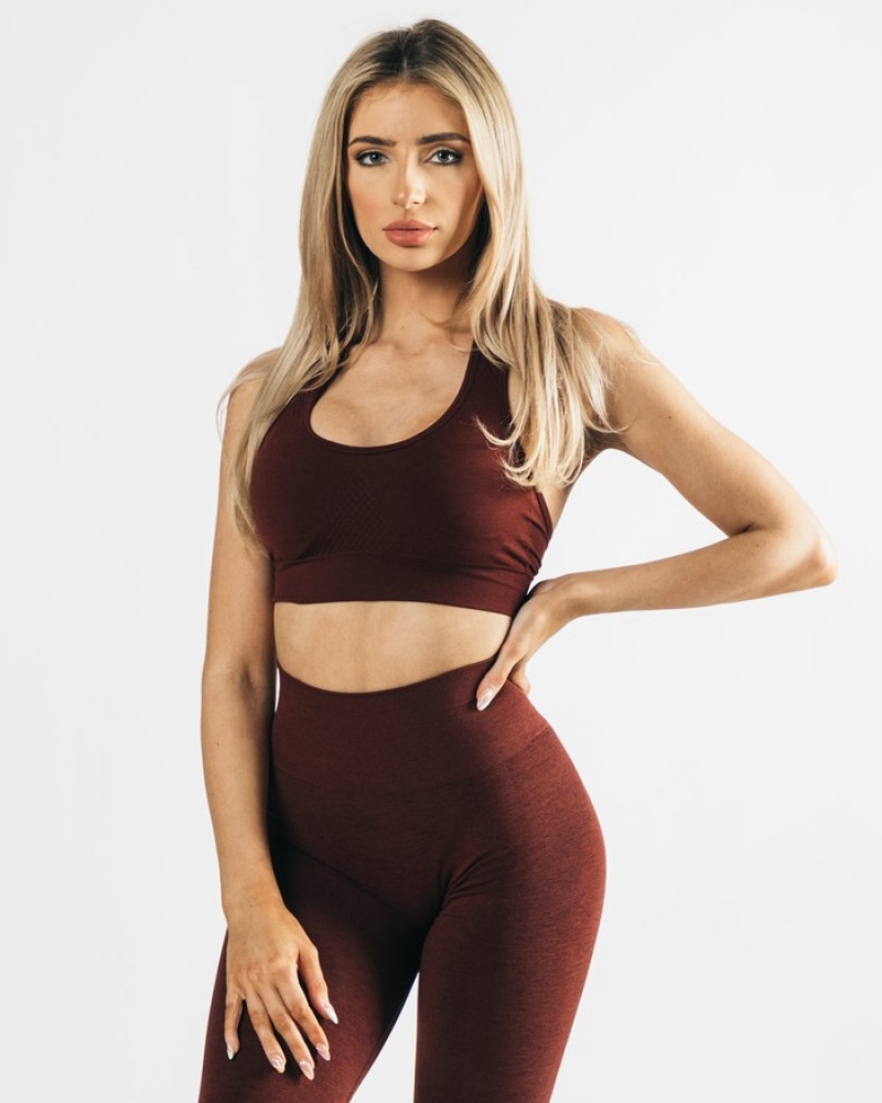 Alphalete Impact Donna Reggiseni Rame | 12VKHDMNJ