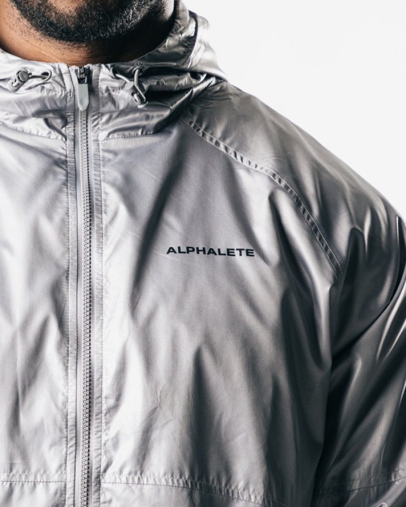 Alphalete Infinity Explorer Uomo Giacche Grigie | 57GLWMFJD