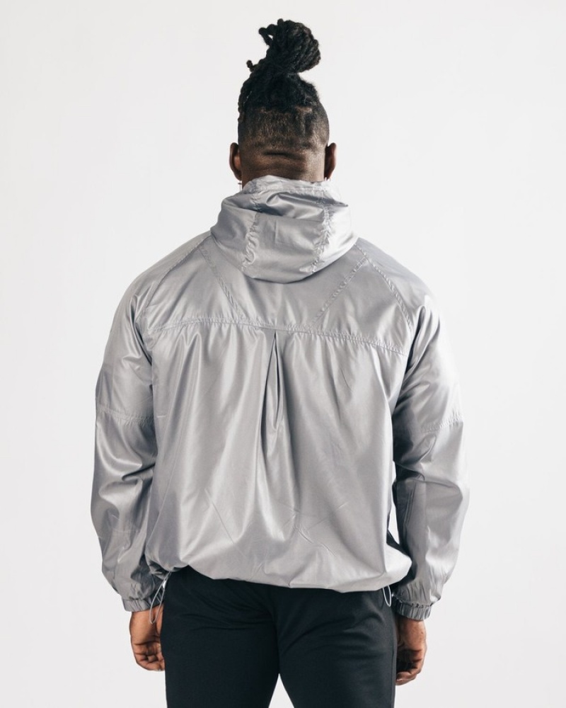Alphalete Infinity Explorer Uomo Giacche Grigie | 57GLWMFJD