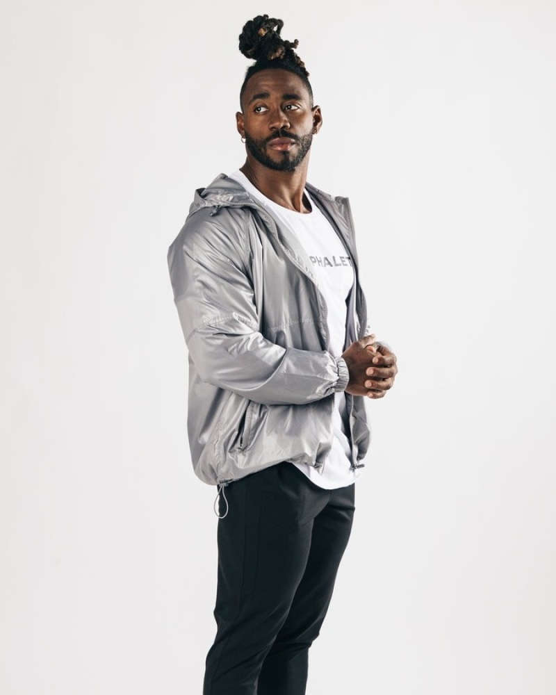 Alphalete Infinity Explorer Uomo Giacche Grigie | 57GLWMFJD