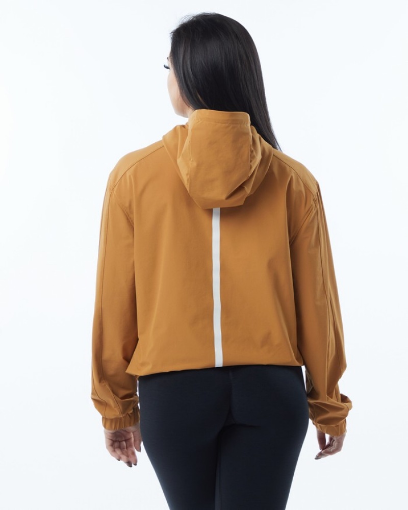 Alphalete Infinity Tech Donna Giacche Marroni | 71LRDBQHP