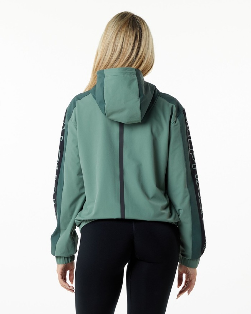 Alphalete Infinity Tech Donna Giacche Verde Oliva | 83IDMFCRS