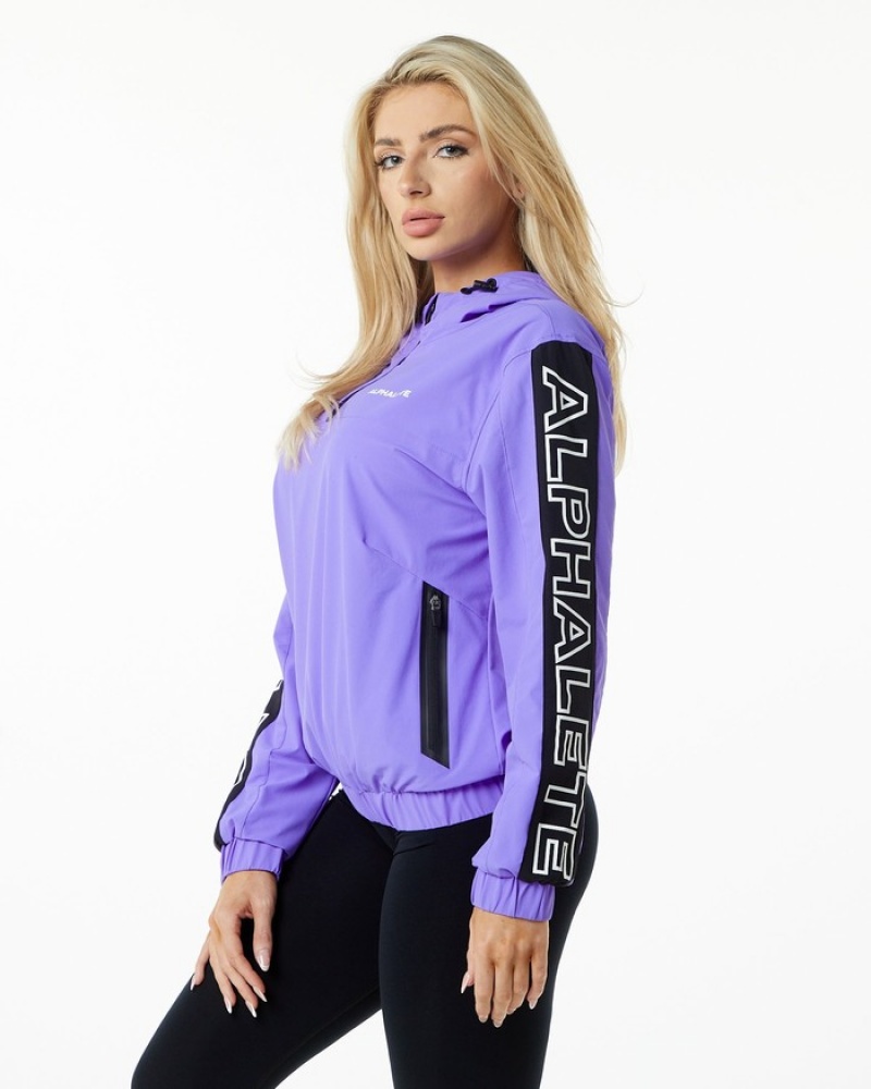 Alphalete Infinity Tech Donna Giacche Viola | 81TULCQYM