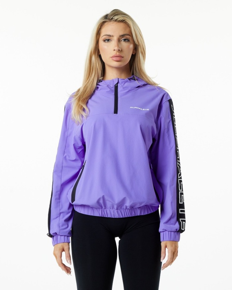 Alphalete Infinity Tech Donna Giacche Viola | 81TULCQYM