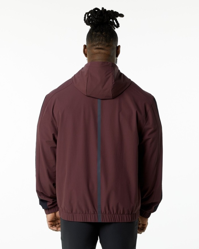 Alphalete Infinity Tech Uomo Giacche Bordeaux Scuro | 15SKFVAHE
