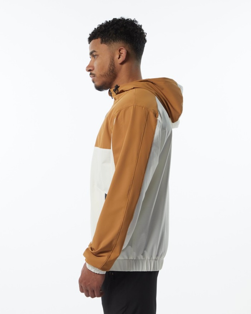 Alphalete Infinity Tech Uomo Giacche Marroni Crema | 90NDRHBGV