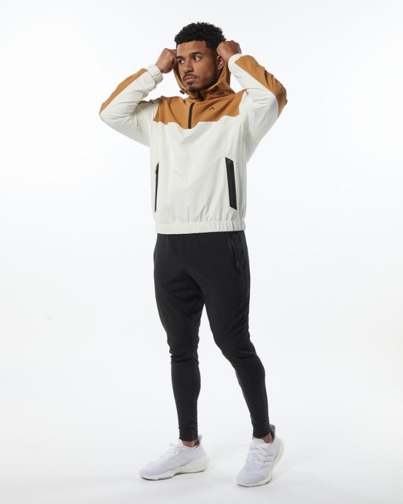 Alphalete Infinity Tech Uomo Giacche Marroni Crema | 90NDRHBGV