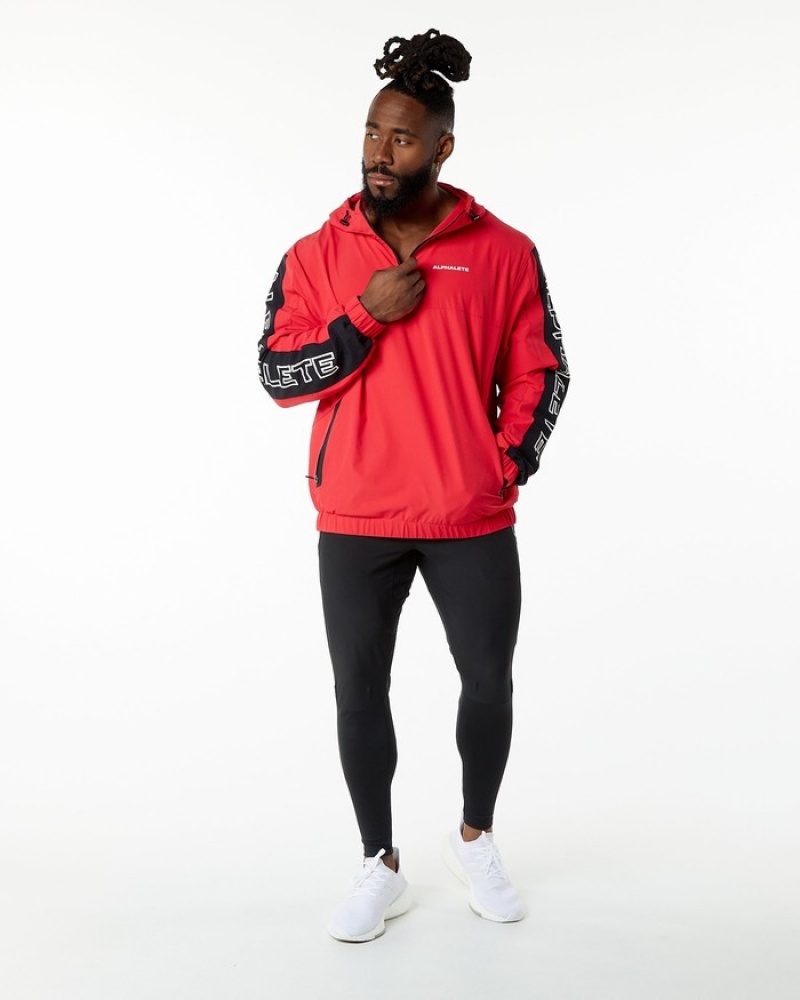 Alphalete Infinity Tech Uomo Giacche Rosse | 83HSEAXGR