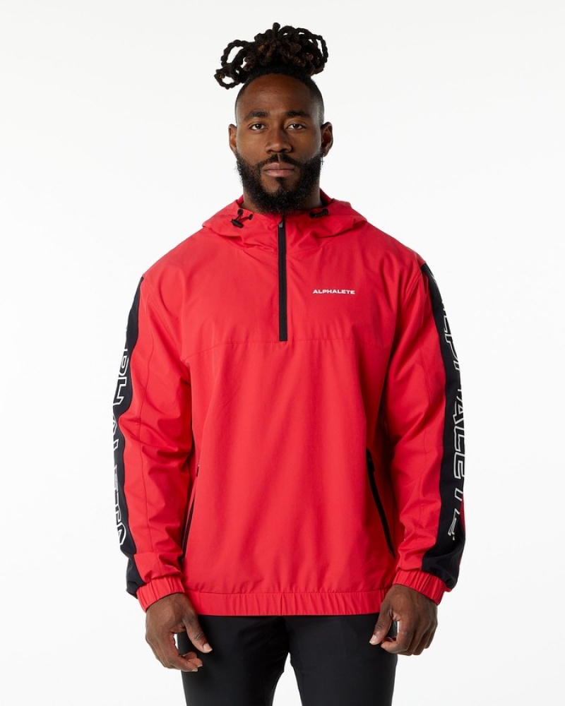 Alphalete Infinity Tech Uomo Giacche Rosse | 83HSEAXGR