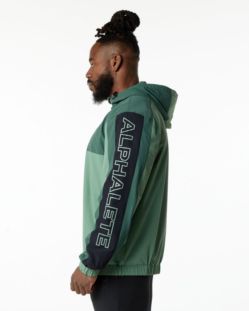 Alphalete Infinity Tech Uomo Giacche Verde Oliva | 84HMSFAPC