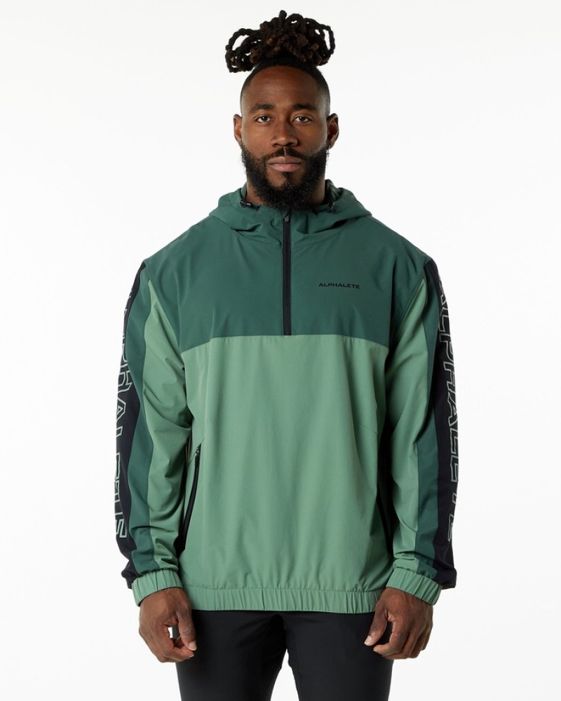 Alphalete Infinity Tech Uomo Giacche Verde Oliva | 84HMSFAPC