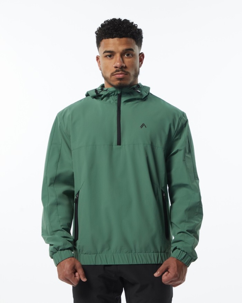 Alphalete Infinity Tech Uomo Giacche Verdi | 14WTYRHLM