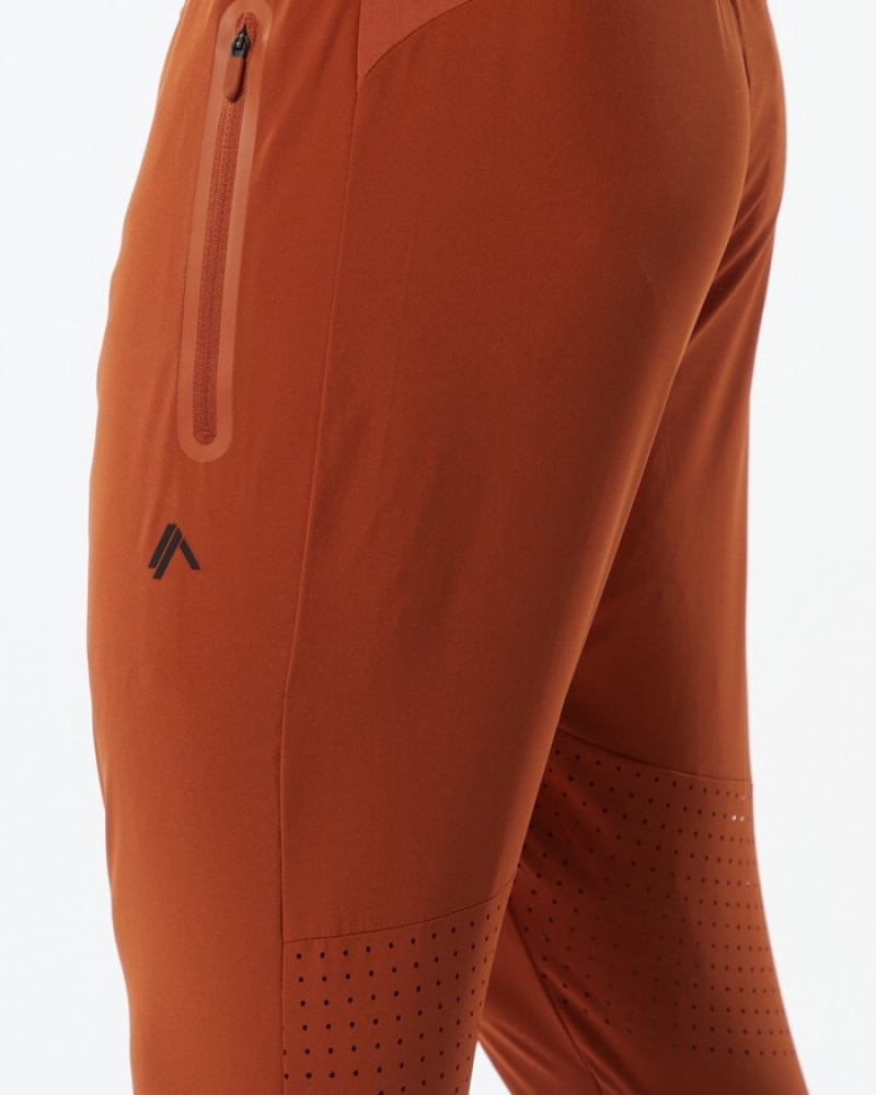 Alphalete Infinity Tech Uomo Pantaloni Jogger Arancioni | 38DQCWFIS