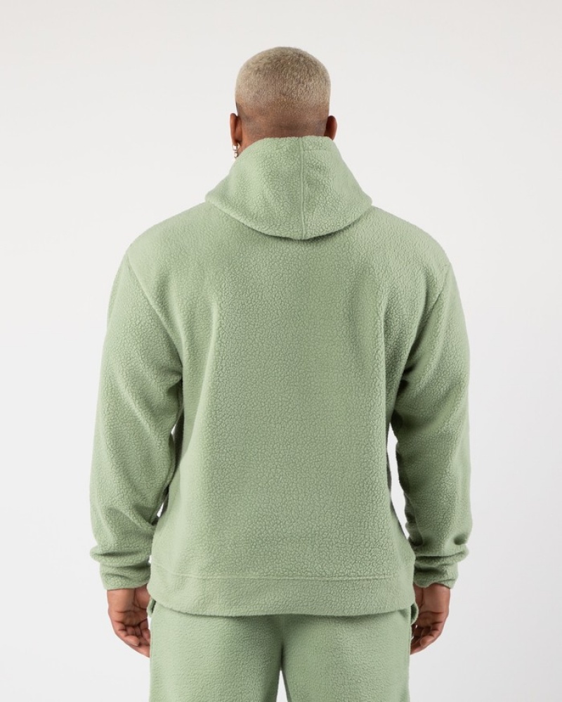 Alphalete King Uomo Felpa Con Cappuccio Verde Oliva | 41VWPQIBZ