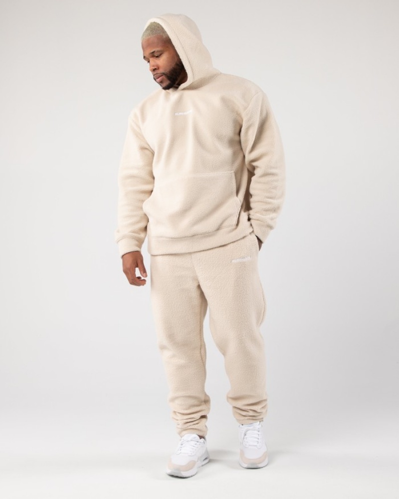 Alphalete King Uomo Felpa Con Cappuccio Gialle Chiaro | 56TRGDFMQ