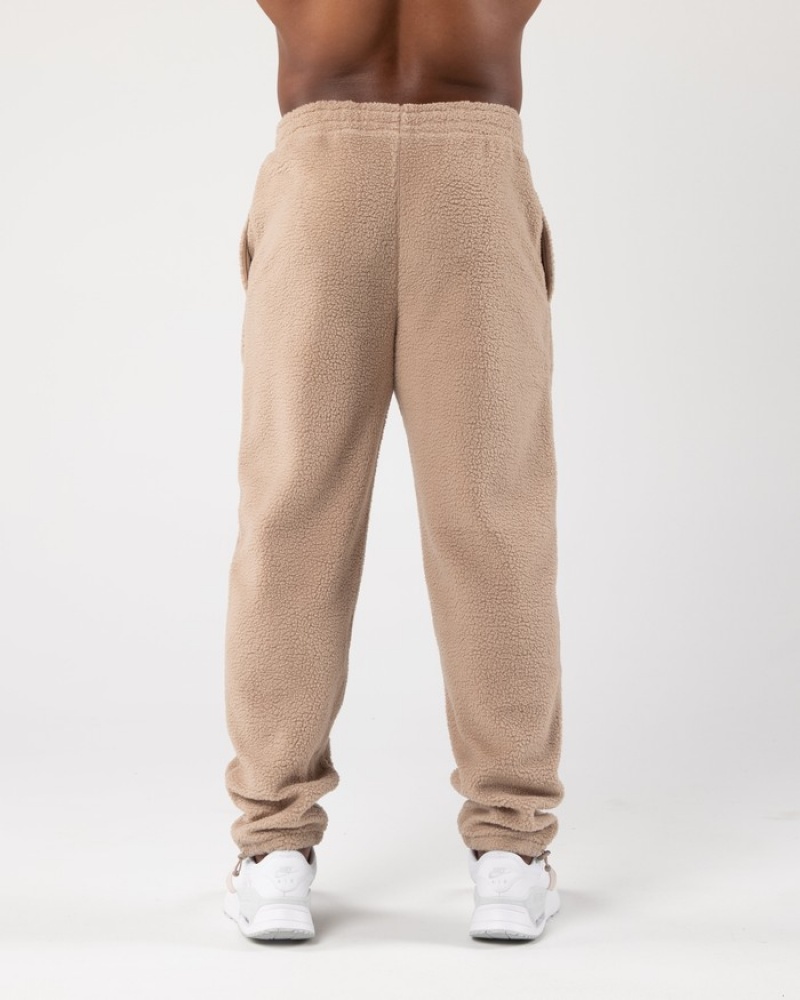 Alphalete King Uomo Pantaloni Jogger Beige | 36ZRIMDTL