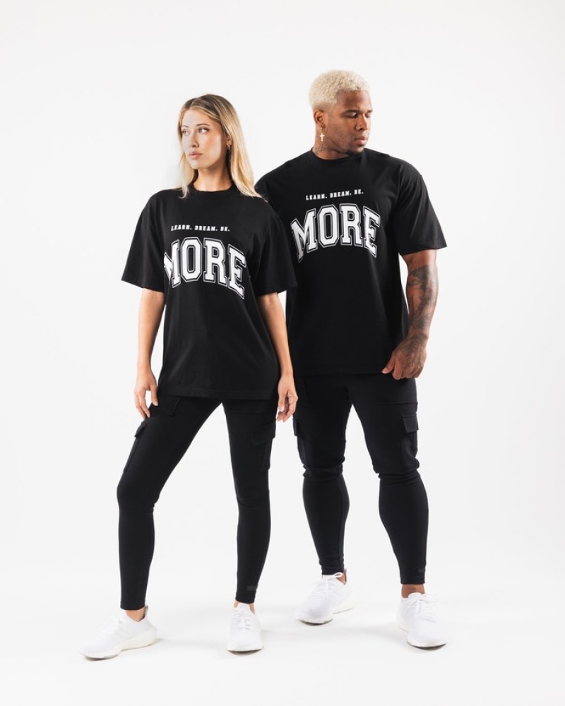 Alphalete LDB More Donna Camicie Nere Bianche | 38RGDSEVC