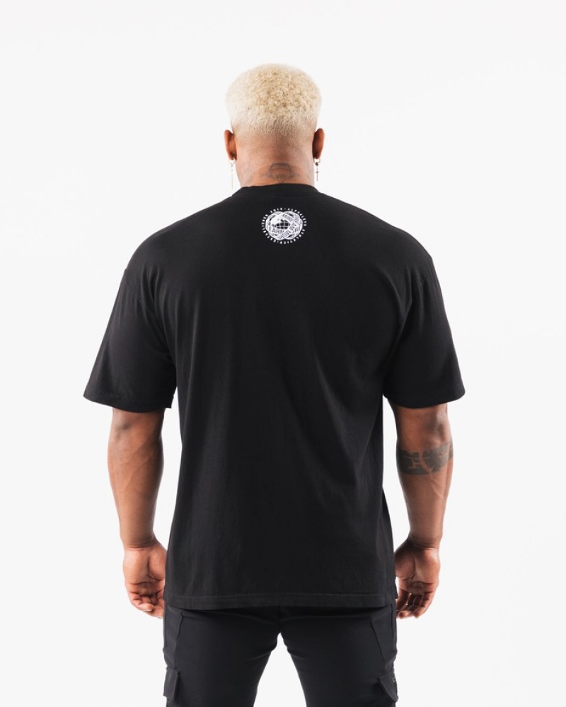 Alphalete LDB More Uomo Camicie Nere Bianche | 96ERXPWMK