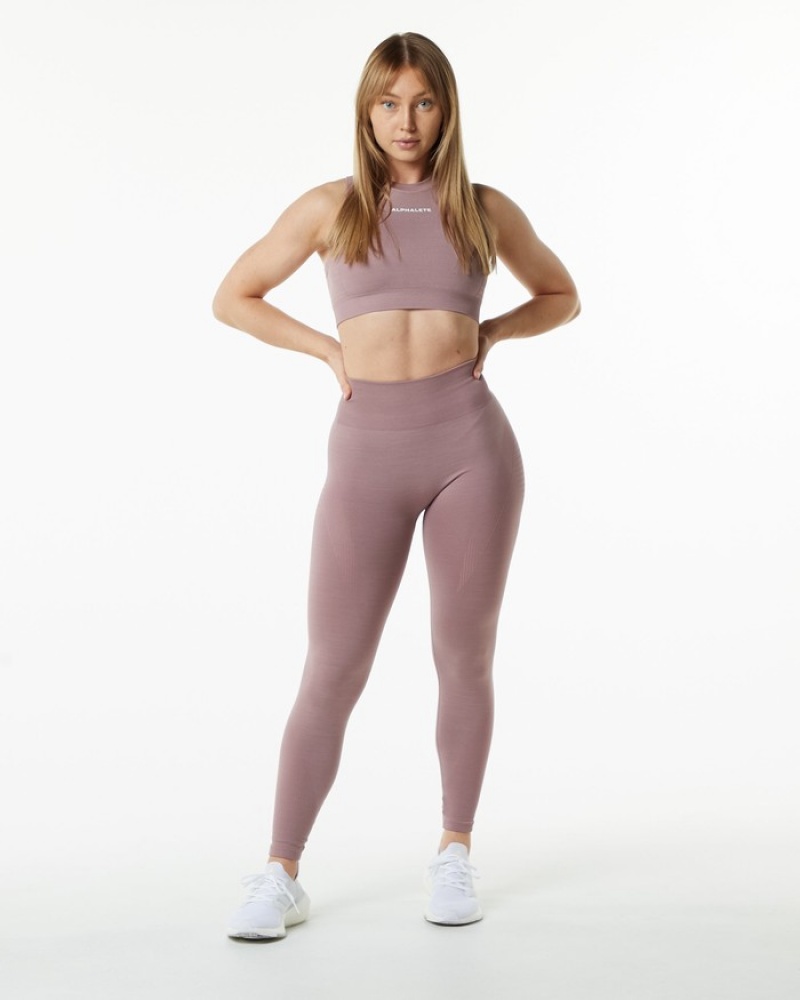 Alphalete Ozone Donna Leggings Viola | 53QNBCTXK