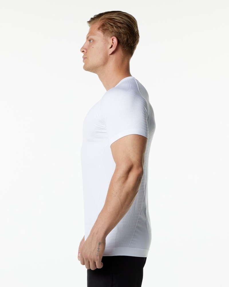 Alphalete Ozone Uomo Camicie Bianche | 73EHSMWIR