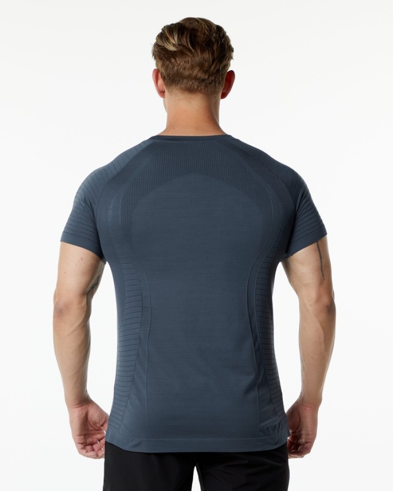 Alphalete Ozone Uomo Camicie Grigie Scuro | 76HNTFGOY