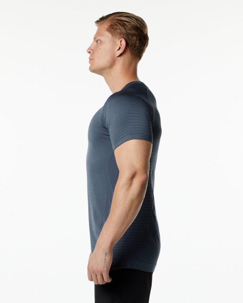 Alphalete Ozone Uomo Camicie Grigie Scuro | 76HNTFGOY