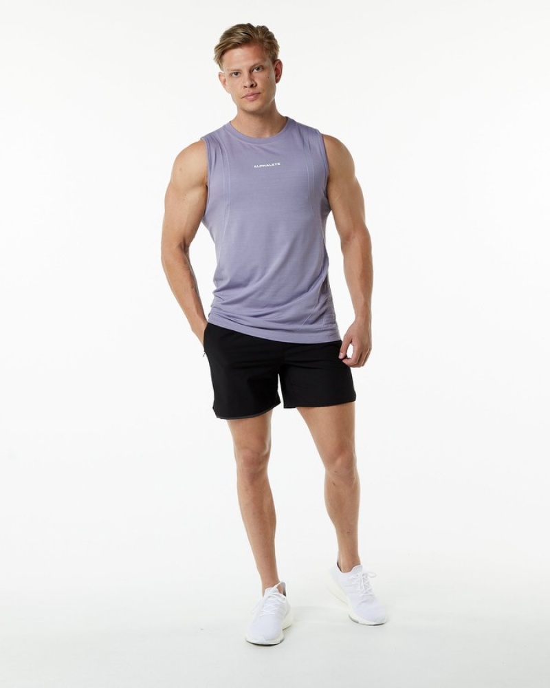 Alphalete Ozone Uomo Canotta Lavanda | 26JELWBAN