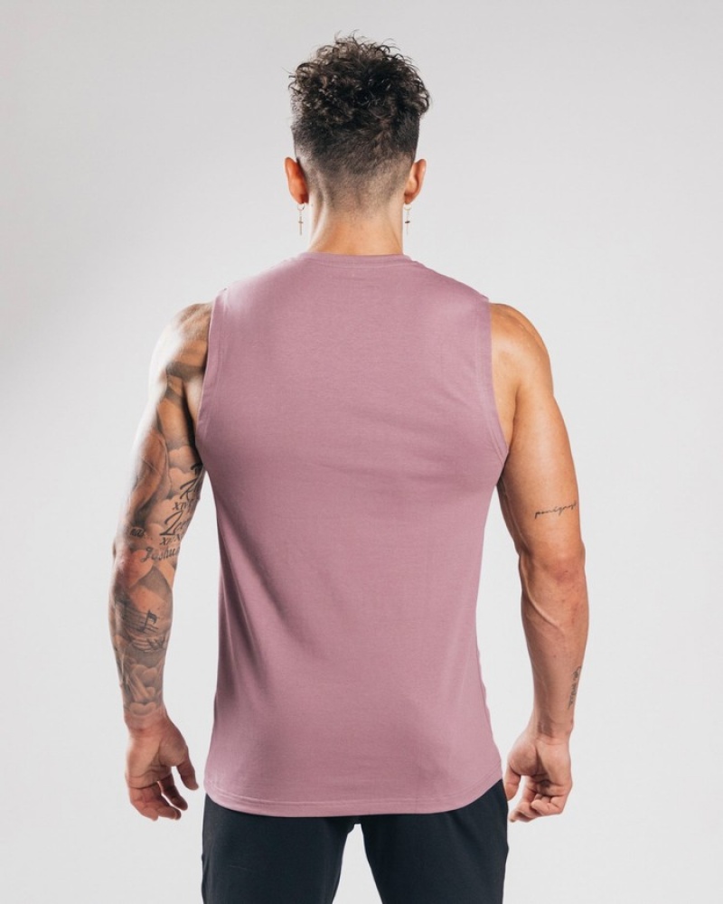 Alphalete Performance Axis Uomo Canotta Viola | 87DOKIVGU