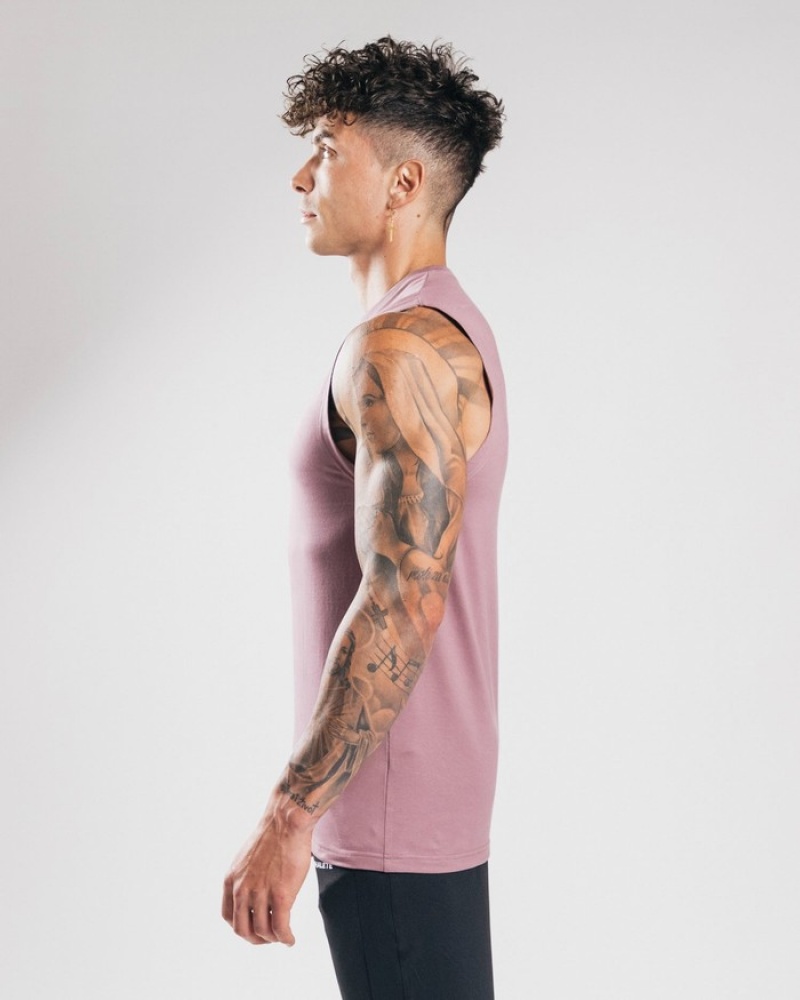 Alphalete Performance Axis Uomo Canotta Viola | 87DOKIVGU