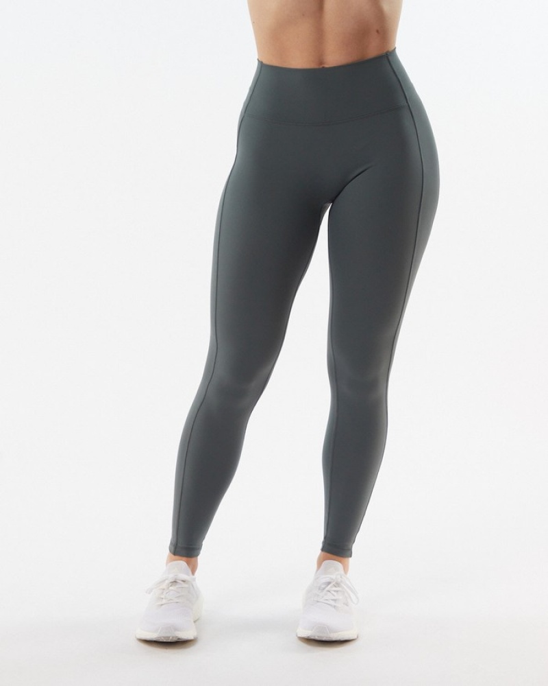 Alphalete Pulse Kinetic Donna Leggings Grigie | 42NTWZCOV