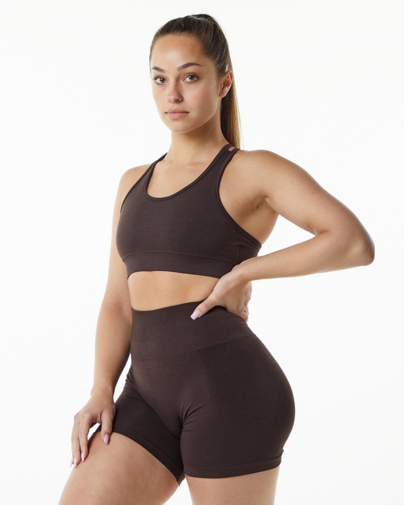 Alphalete Revival Donna Reggiseni Cioccolato | 10FBPEKYH