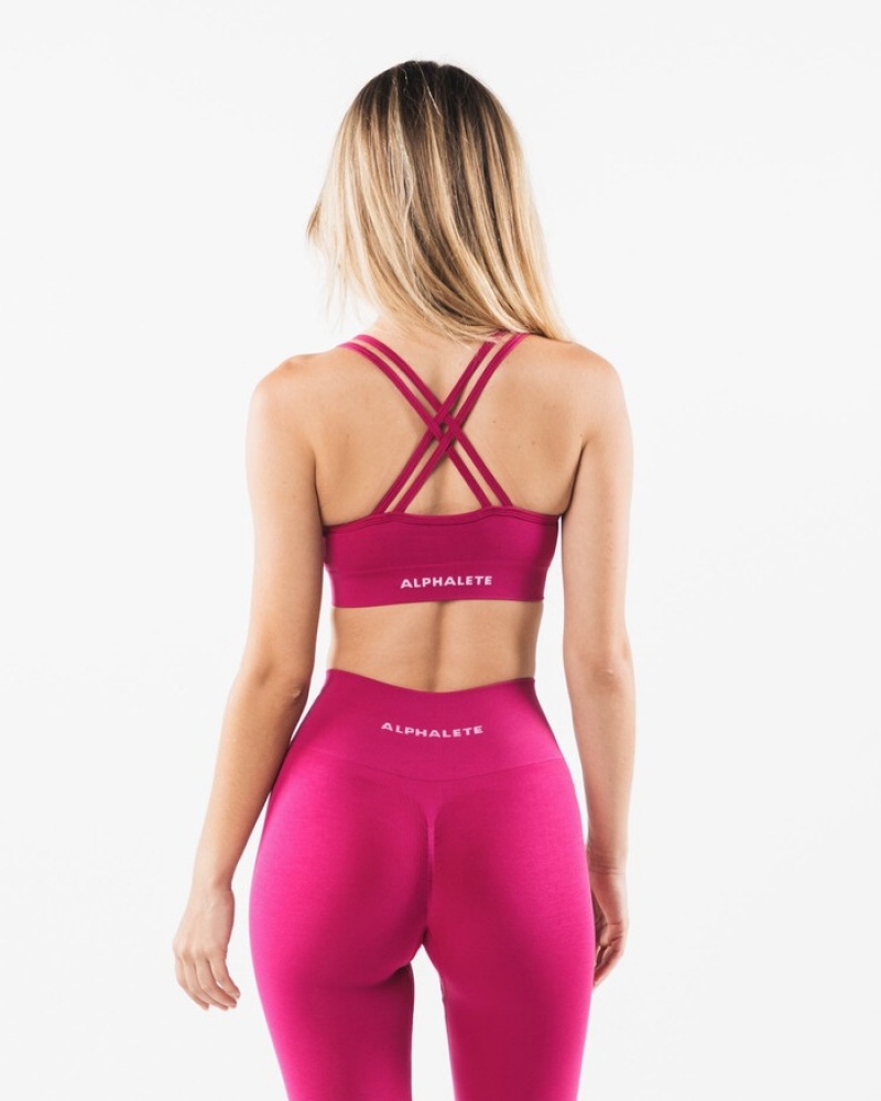 Alphalete Revival Donna Reggiseni Rosa | 98METHVDB