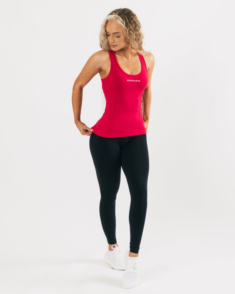 Alphalete Seamless Donna Canotta Rosa | 90FXODWAN