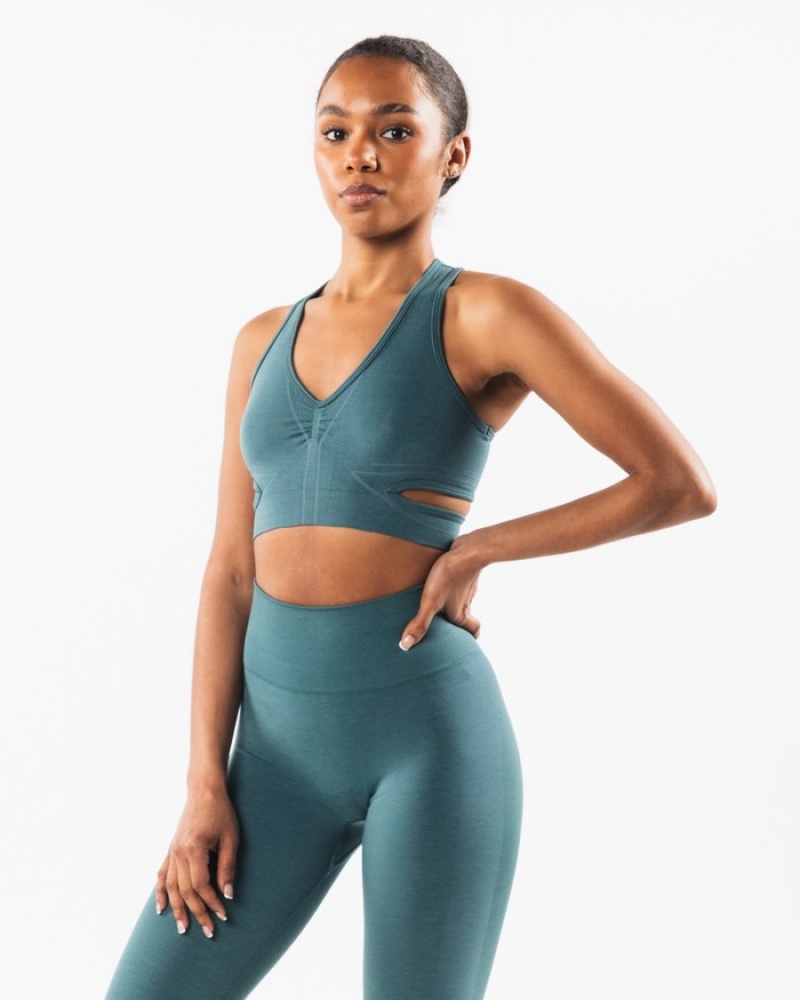Alphalete Stratus Donna Reggiseni Blu | 28JEFTGLB