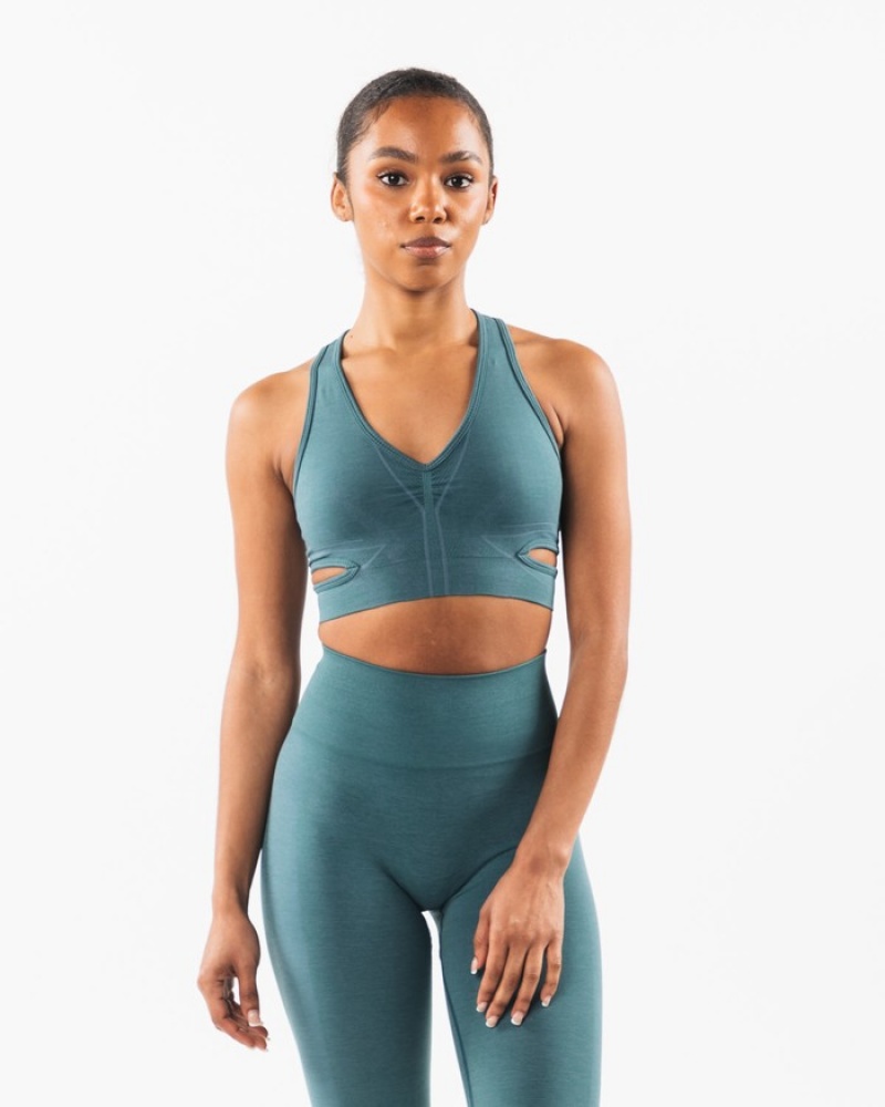 Alphalete Stratus Donna Reggiseni Blu | 28JEFTGLB