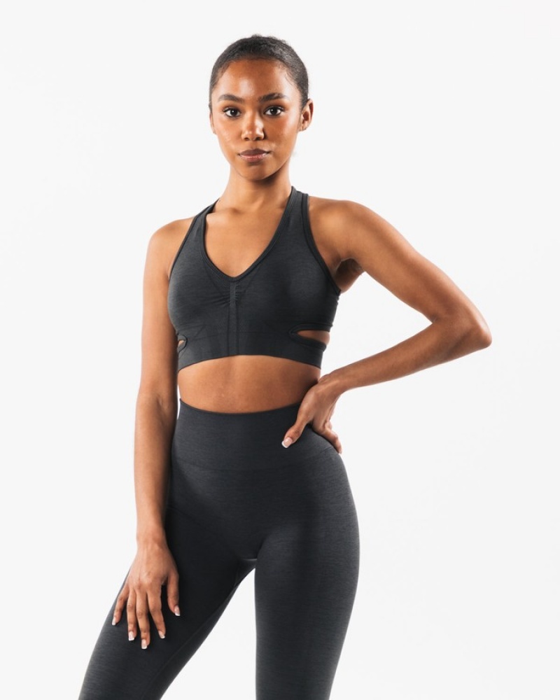 Alphalete Stratus Donna Reggiseni Grigie | 52BVJXURH
