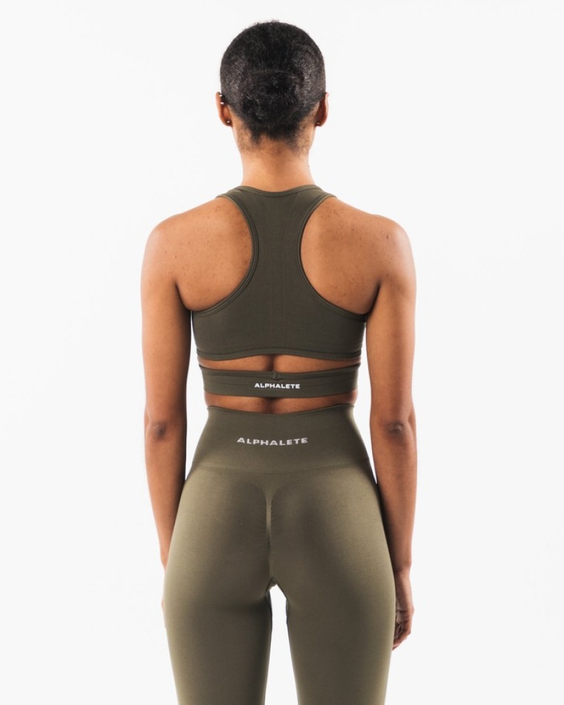 Alphalete Stratus Donna Reggiseni Grigie | 29UCGTQLV