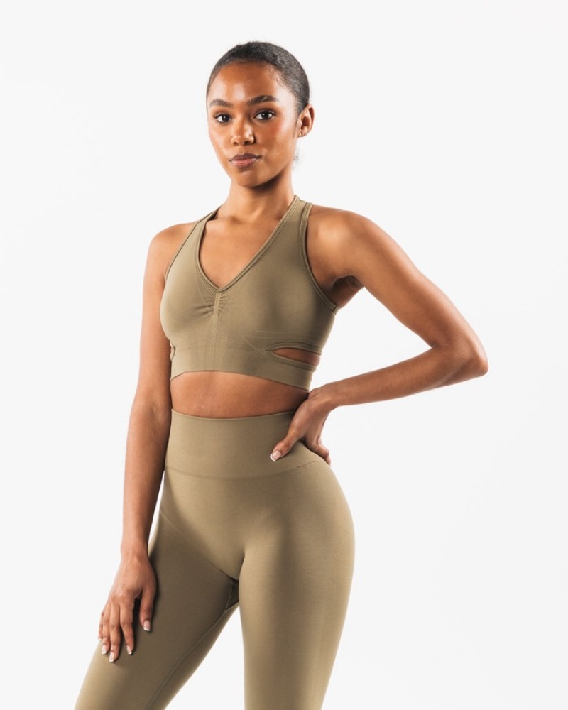 Alphalete Stratus Donna Reggiseni Grigie | 48EAUVWRL