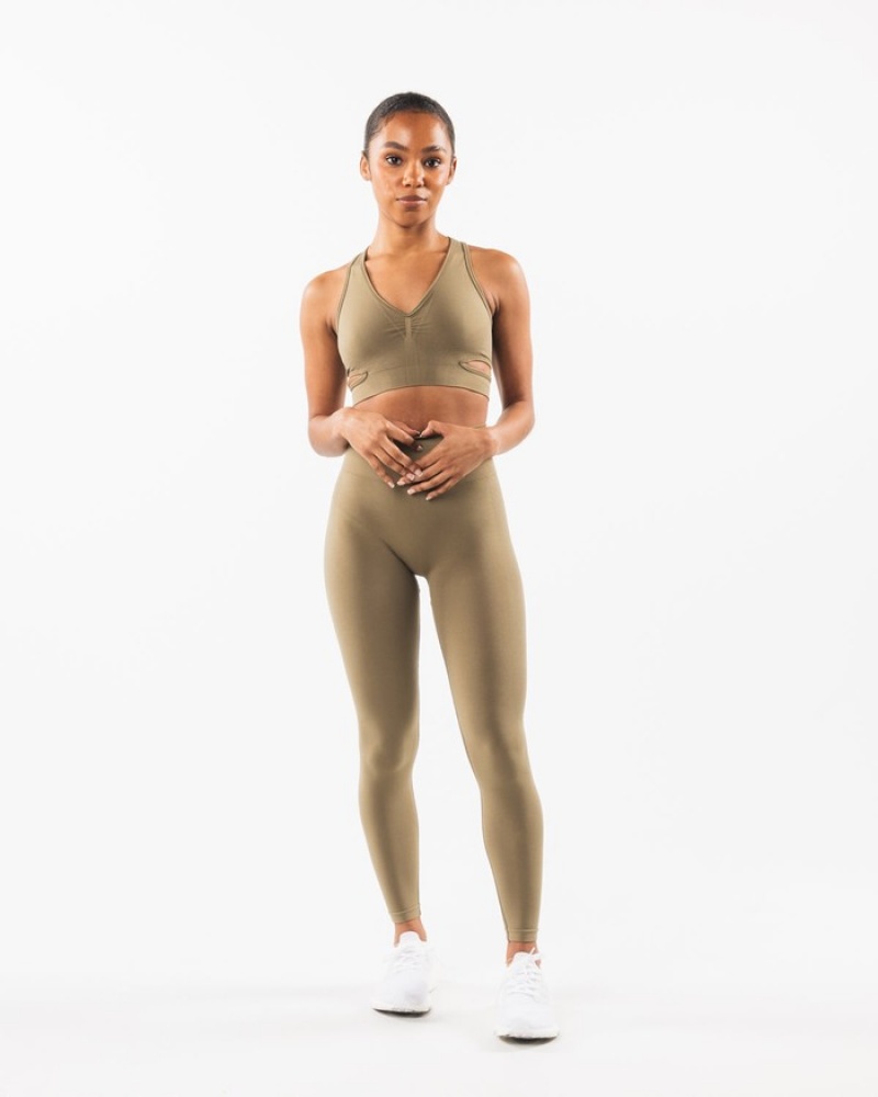 Alphalete Stratus Donna Reggiseni Grigie | 48EAUVWRL