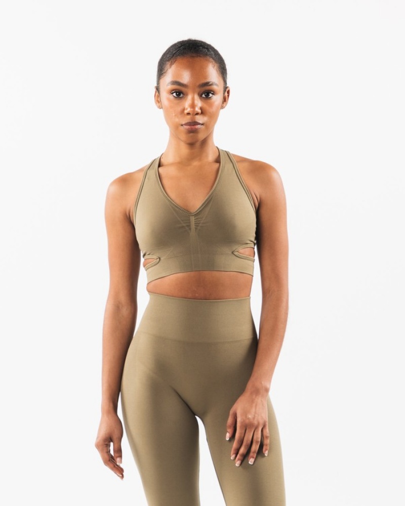 Alphalete Stratus Donna Reggiseni Grigie | 48EAUVWRL