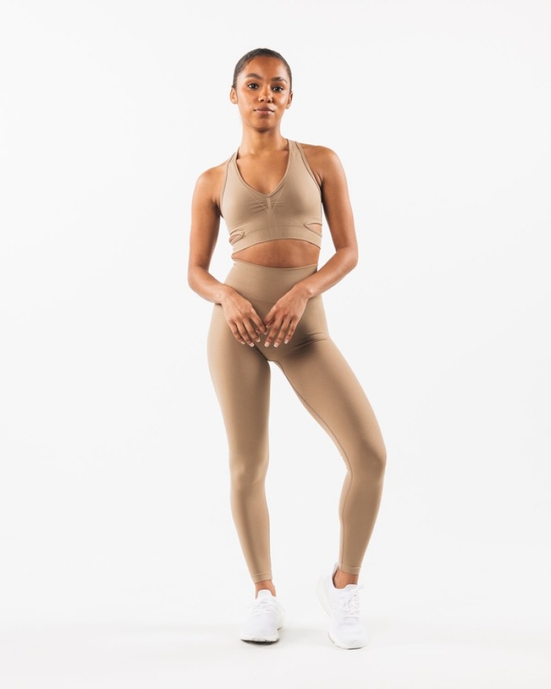 Alphalete Stratus Donna Reggiseni Grigie | 67OLQUFDR