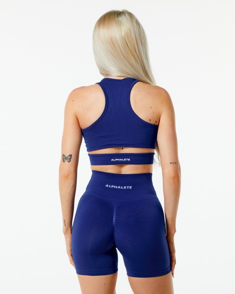Alphalete Stratus Donna Reggiseni Indaco | 61BYXUDPM