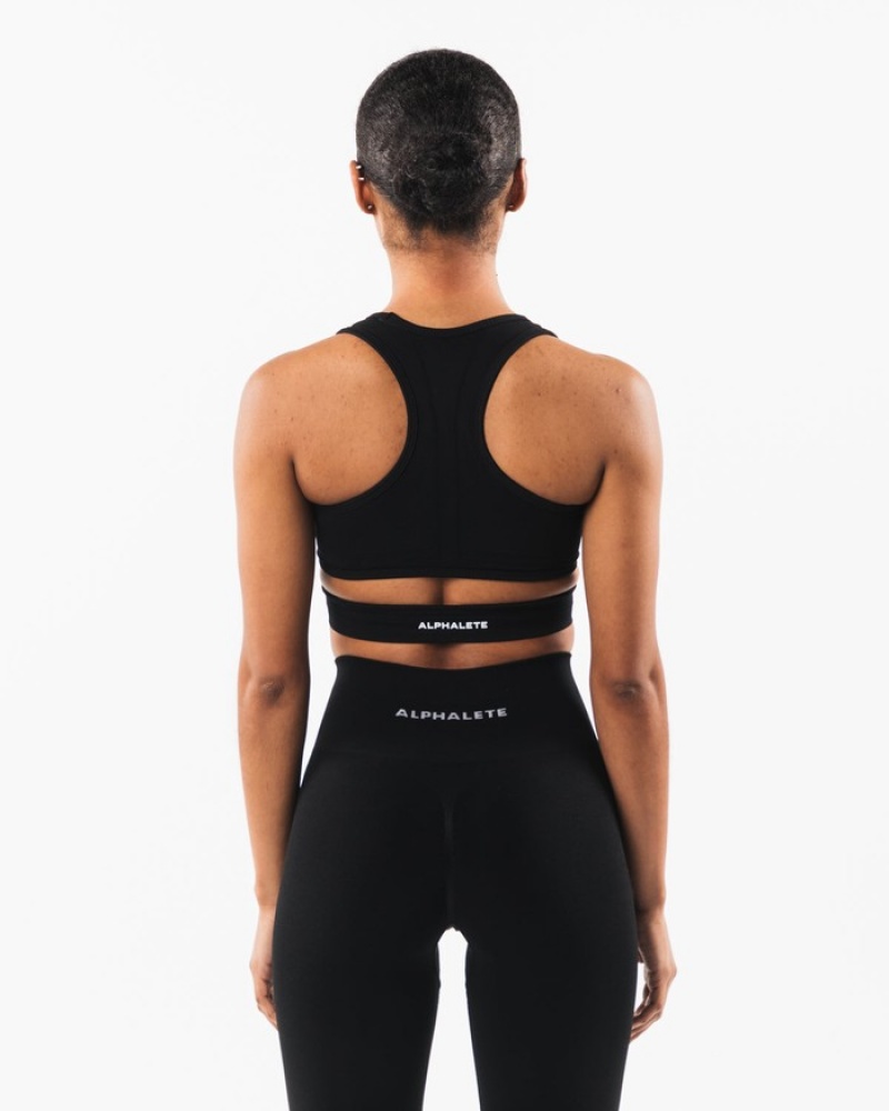 Alphalete Stratus Donna Reggiseni Nere | 21LZDTPKE